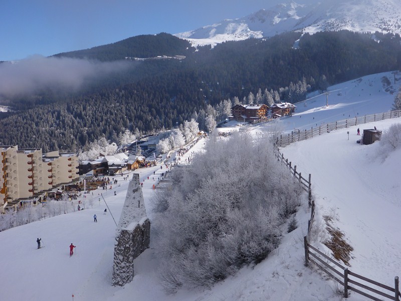 vue sur les pistes